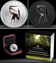 Prehistoric Creature - 25-Cent Coloured Glow-in-the-dark Coin (2013)