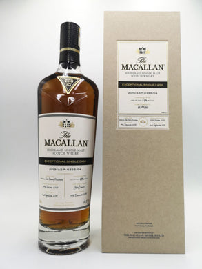 Macallan Exceptional Single Cask 4 / 2019